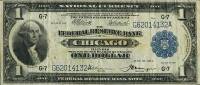 (№1914P-371aG.3) Банкнота США 1914 год "1 Dollar"