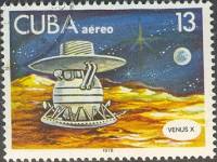 (1978-022) Марка Куба "Венера-10"    День космонавтики II Θ