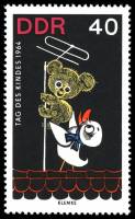 (1964-027) Марка Германия (ГДР) "Бумми, Шнаптеринчен"    День защиты детей III Θ
