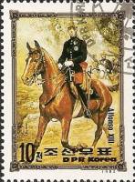 (1984-164) Марка Северная Корея "Альфонсо XIII"   Портреты правителей Европы III O