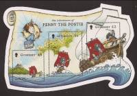 (№2010-51) Блок марок Гернси 2010 год "Мини-лист", Гашеный