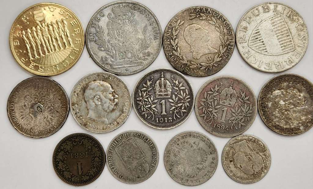 Набор монет Австрия 13 штук