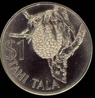 () Монета Токелау 1978 год 1  ""   Биметалл (Серебро - Ниобиум)  UNC