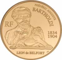 (№2004km1388) Монета Франция 2004 год 20 Euro (Ф. А. Бартольди)