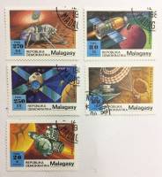 --  Набор марок Мадагаскар 5 шт.  Гашёные , III Θ
