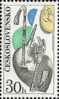(1974-027) Марка Чехословакия "Волынка" ,  III Θ