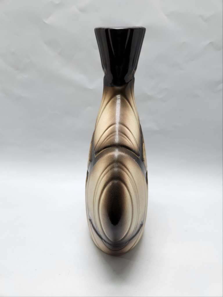 Ваза керамическая 36х28 см коричневых тонов