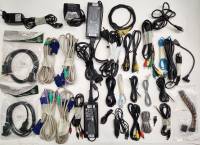 Набор провода зарядные устройства кабели компьютерные и другие 28 шт 