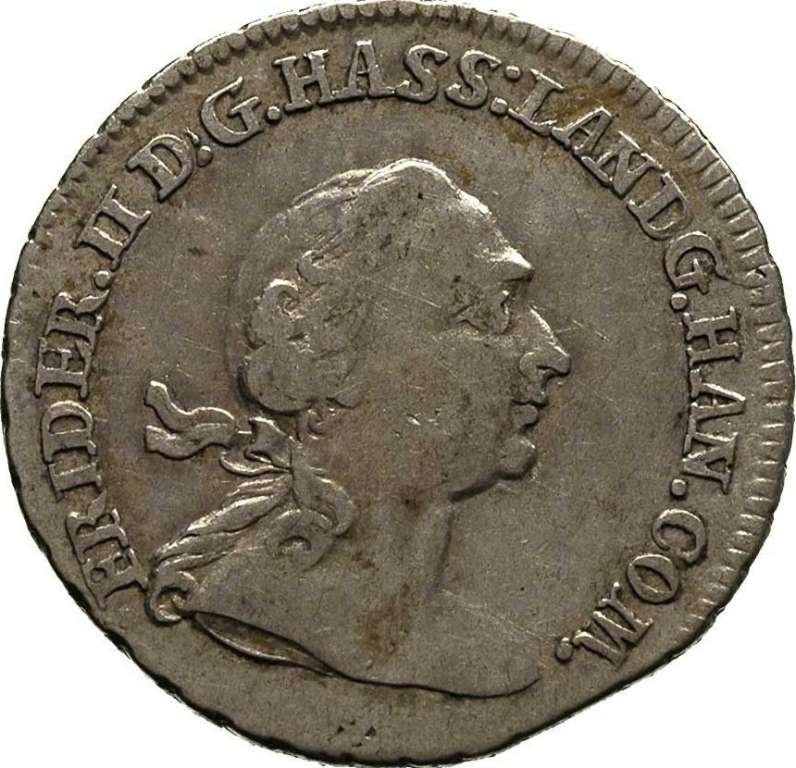 () Монета Германия (Империя) 1766 год 140  &quot;&quot;   Биметалл (Серебро - Ниобиум)  UNC