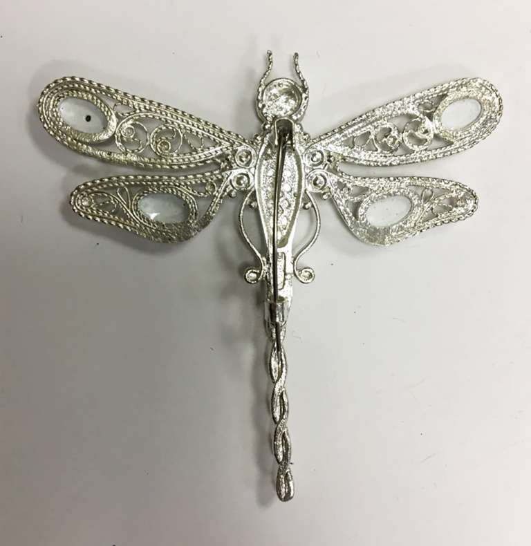 Брошь &quot;Финифть&quot;, серебрение (сост. на фото)