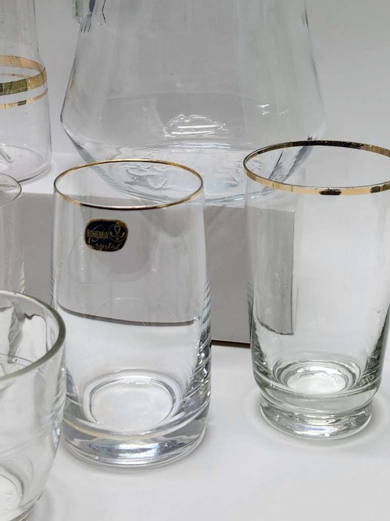 Графин и 8 стаканов стекло