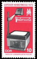 (1972-057) Марка Германия (ГДР) "Проектор"    Ярмарка, Лейпциг II Θ