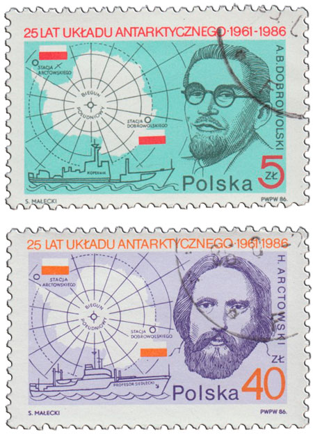 (1986-) Марка Польша &quot;&quot;      III не использовать Θ