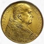 () Монета Ватикан 1933 год 100  ""   Биметалл (Платина - Золото)  UNC