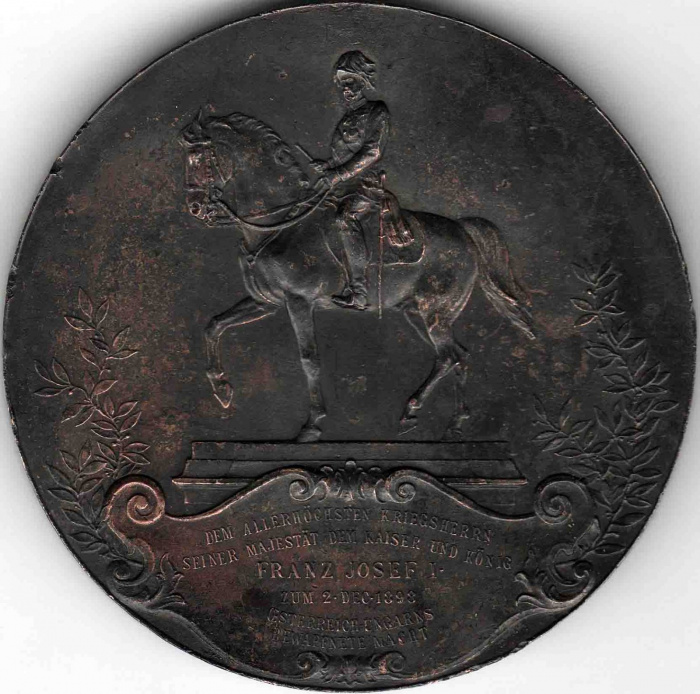 () Монета Австро-Венгрия 1898 год   &quot;&quot;   Серебрение  VF