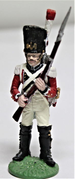 Оловянный солдатик &quot;Гренадер 3-го полка швейц.линейной пехоты,1812 г.&quot;