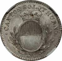 (№1809km68 (solothurn)) Монета Швейцария 1809 год 5 Batzen