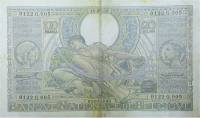 (№1933P-107a.1) Банкнота Бельгия 1933 год "100 Francs"