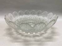 Фруктовница ваза с лепестками хрусталь 27 см