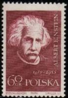 (1959-048) Марка Польша "Альберт Эйнштейн"   Великие ученые II Θ