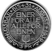(№1939kms20) Монета Швейцария 1939 год 5 Francs (Люцерн - Фестиваль Стрельбы)