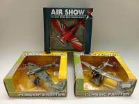 Набор моделей самолетов 3 штуки Air Show Red Angel и Classic Fighter новые в коробках