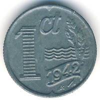 (№1941km170) Монета Нидерланды 1941 год 1 Cent