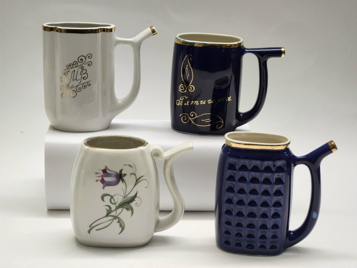 Бюветницы Кружки Поильники для минеральной воды 4 штуки