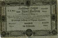 (№1811P-A46b) Банкнота Австрия 1811 год "5 Gulden"