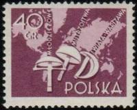 (1957-012) Марка Польша "Рапира, меч и сабля" , III O