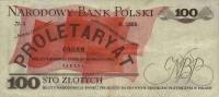 (1975) Банкнота Польша 1975 год 100 злотых "Людвиг Варинский"   UNC