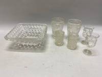 Салатник и 4 стопки и 2 стакана хрусталь