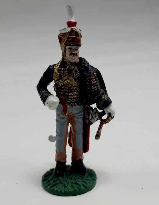 Оловянный солдатик &quot;Офицер 10-го Королевского гусарского полка, 1808 г.&quot;