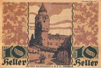 (№1920) Банкнота Австрия 1920 год "10 Heller"
