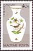(1972-064) Марка Венгрия "Ваза с птицей"    Херендский Фарфор II Θ