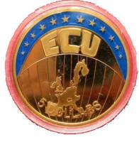 () Монета Либерия 2001 год 5 долларов ""   AU