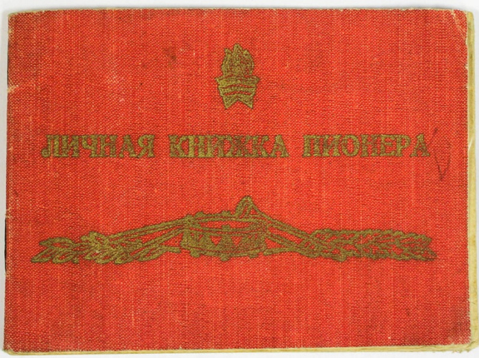 Личная книжка пионера, СССР, 1955 г. (сост. на фото)