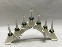 Рождественская горка электрическая пластиковая Рабочая (состояние на фото)