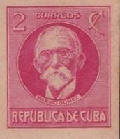 (№49) Марка Куба 1926 год "18361905 Максимо Гомес", Гашеная
