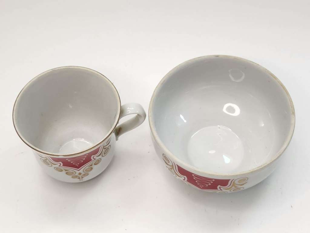 Пиала и Чашка кофейная фарфор ГДР