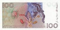 (,) Банкнота Швеция 1998 год 100 крон "Карл Линней"   UNC