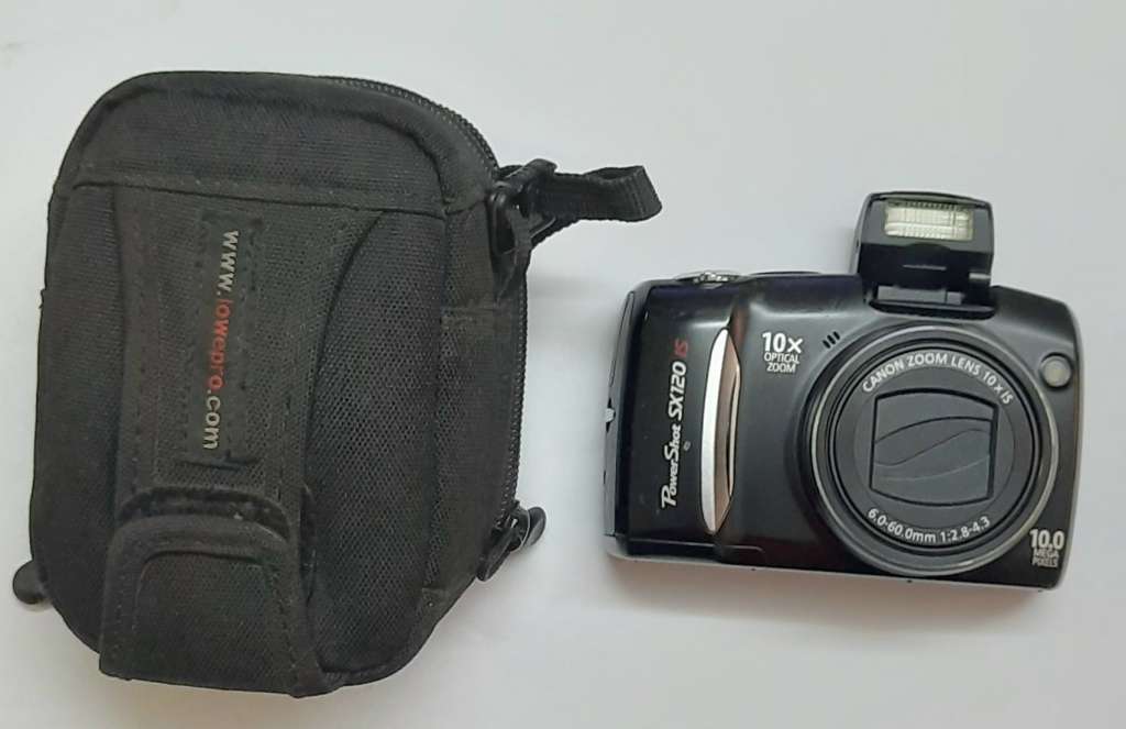Фотоаппарат цифровой Canon PowerShot SX120 IS Объектив 6–60 мм 1:2,8-4,3 Китай  Сост. хорошее