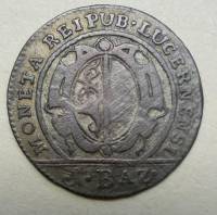 (№1796km92 (luzern)) Монета Швейцария 1796 год 1 Batzen