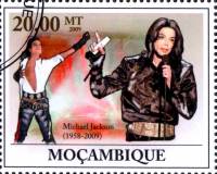 (№2009-3361) Марка Мозамбик 2009 год "Майкл Джексон 19582009", Гашеная