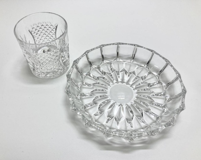 Салатник + стакан, хрусталь, СССР