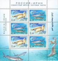 2003-069-70  Лист (6 м 2х3) Россия Животные  Сохраним природу Каспийского моря III O