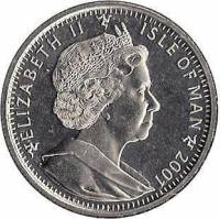 () Монета Остров Мэн 2001 год 1 крона ""   AU