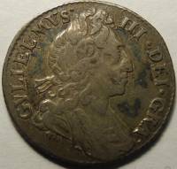() Монета Великобритания 1697 год 6000  ""   Биметалл (Серебро - Ниобиум)  AU