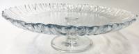 Фруктовница тортница на ножке стекло 