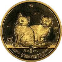() Монета Остров Мэн 2003 год 1 крона ""   AU